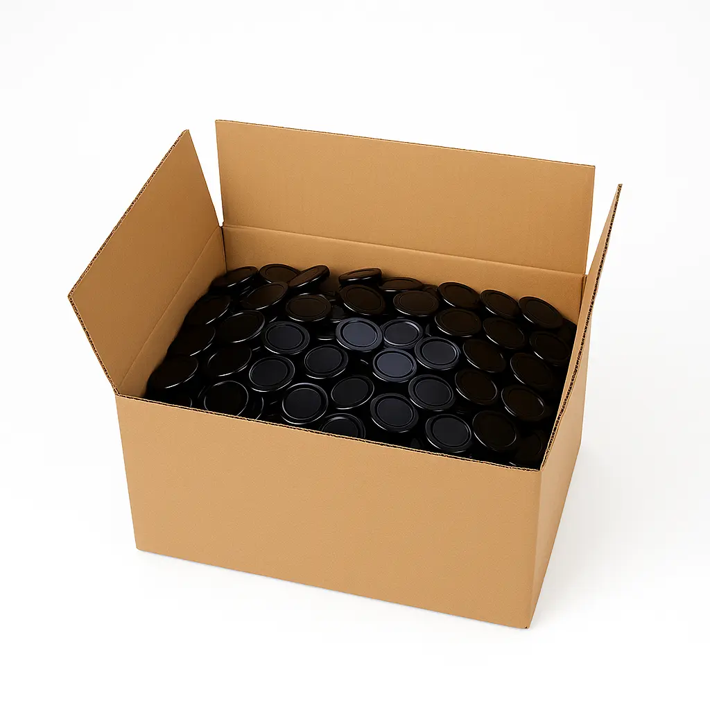 Box Lid Sterilisation Twist Off 66 Black