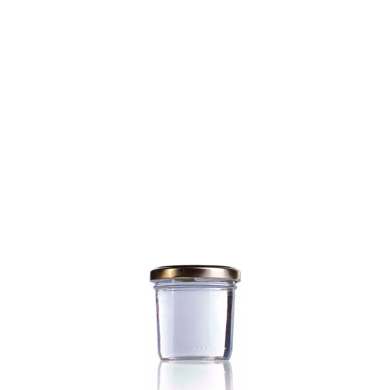 Pate glass jar 128 ml twist off 63