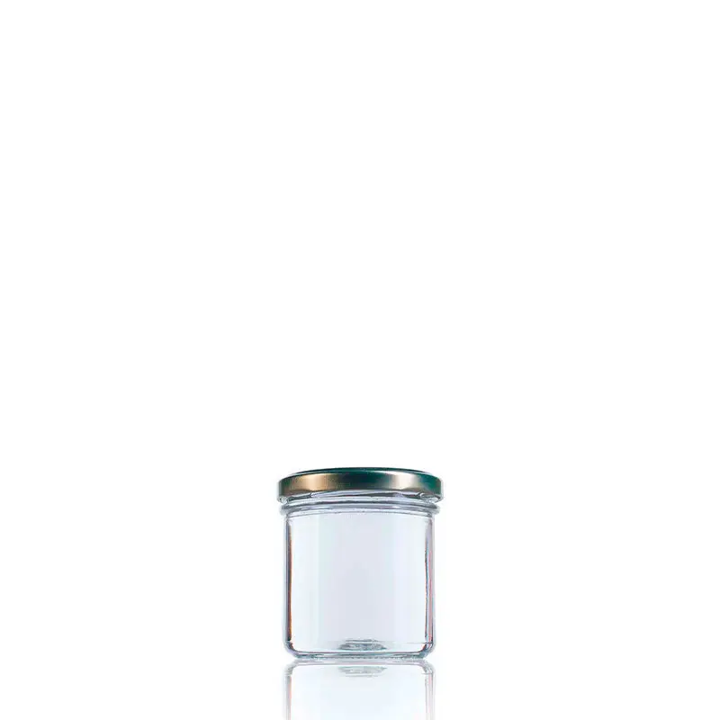 Recto glass jar 165 ml Twist off 66